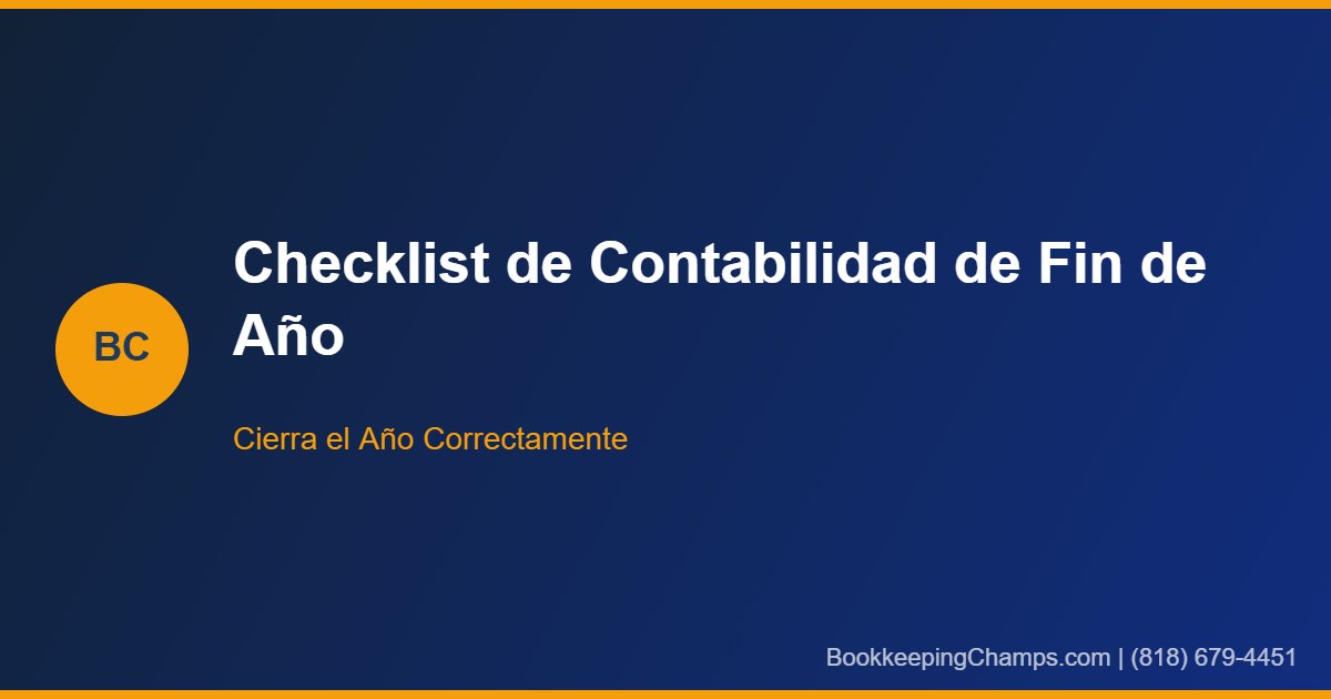 Checklist contabilidad fin de año contratistas