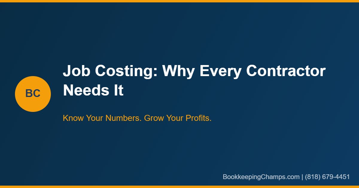 What Is Job Costing and Why Every Contractor Needs It